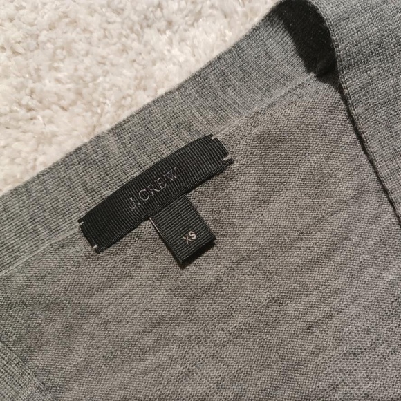 J CREW 100% Merino Wool Belted Long Cardigan XS-S - Picture 3 of 6